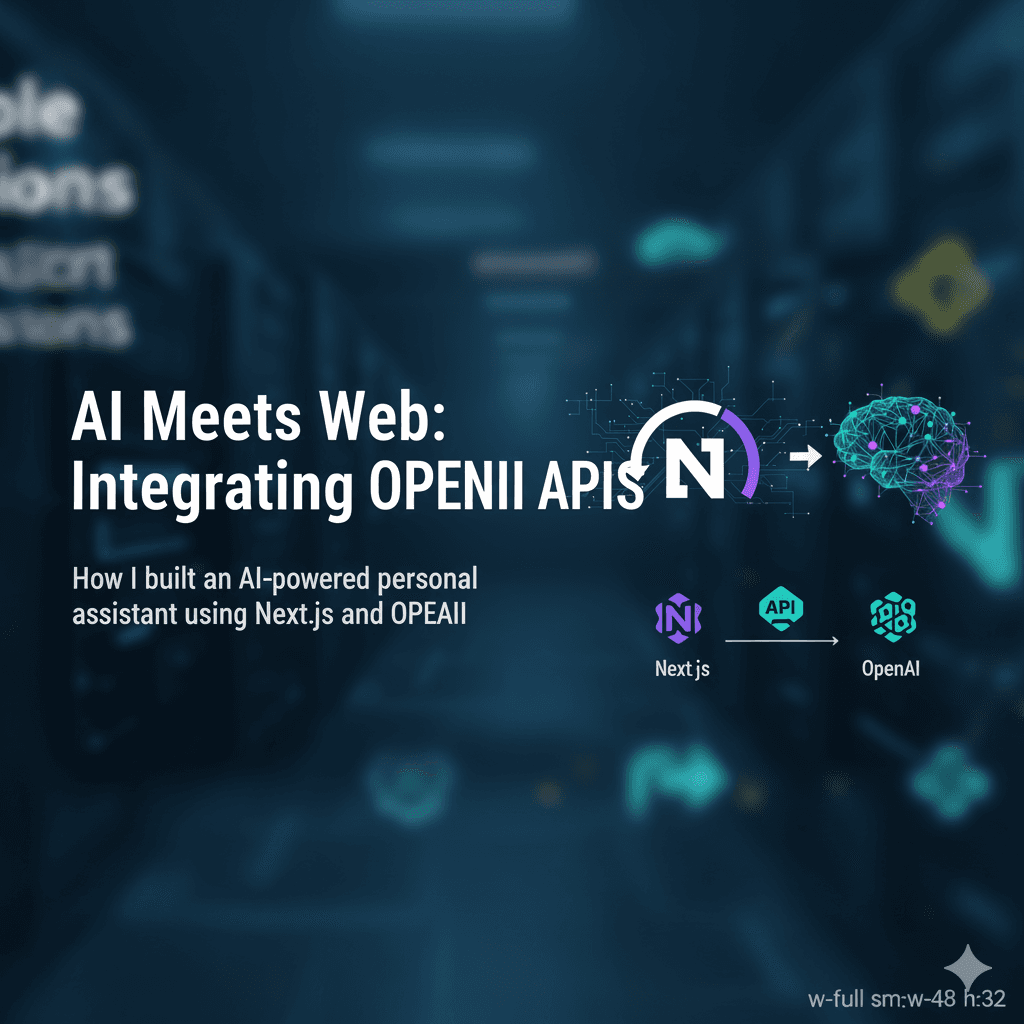 AI Meets Web: Integrating OpenAI APIs